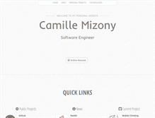 Tablet Screenshot of mizony.com